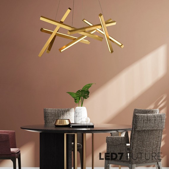 Loft Industry Modern - Cross Chandelier